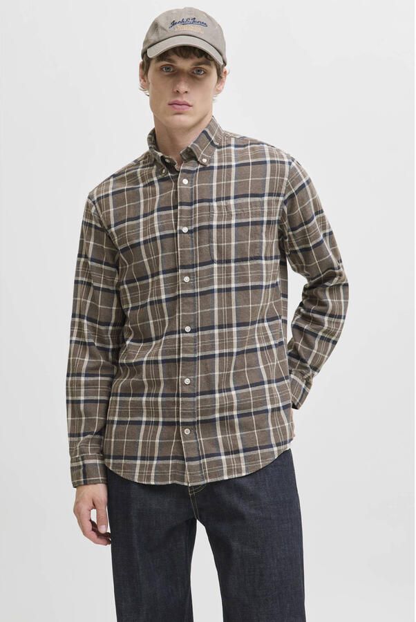 Jack & Jones Overhemd met lange mouwen JJECLASSIC FLANNEL CHECK SHIRT LS SN