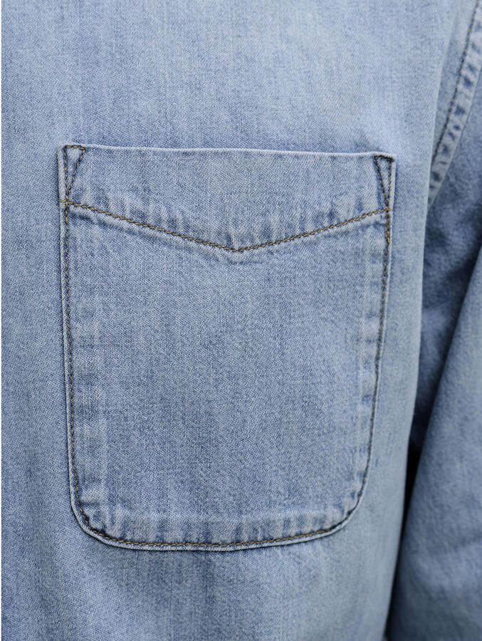 JACK & JONES ESSENTIALS regular casual overhemd lichtblauw - Foto 3