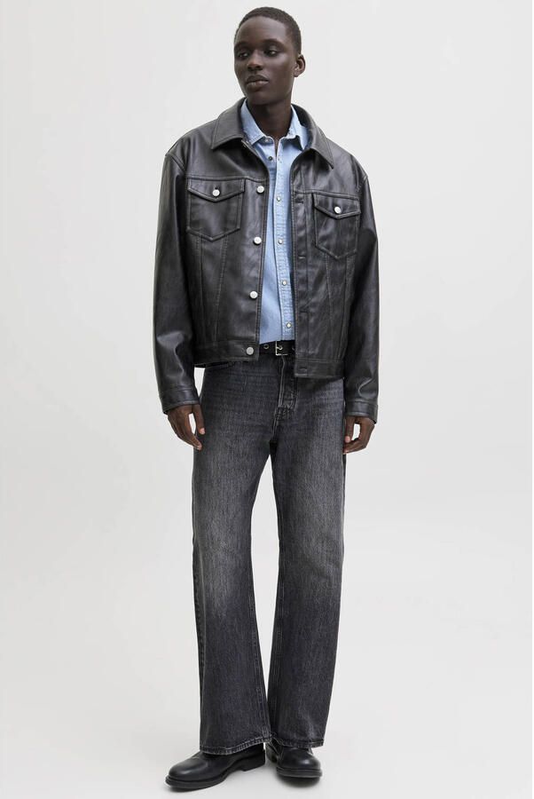 Jack & jones Slim fit vrijetijdsoverhemd met kentkraag model 'ESHERIDAN'' - Foto 3