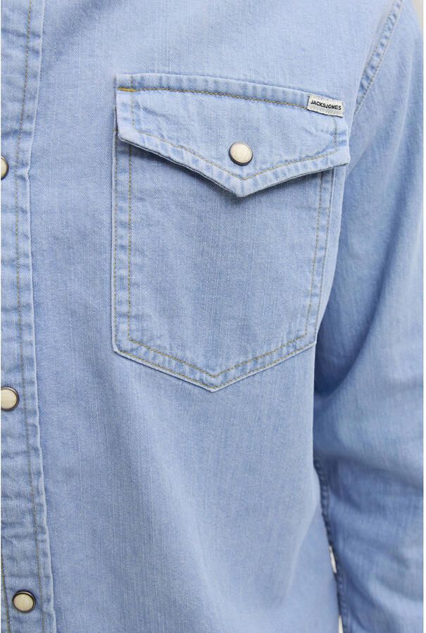 Jack & jones Slim fit vrijetijdsoverhemd met kentkraag model 'ESHERIDAN'' - Foto 2