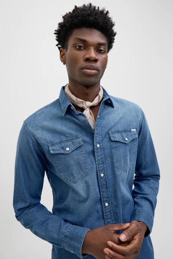 Jack & Jones Jeans overhemd JJESHERIDAN in workwear-stijl met robuuste katoenkwaliteit - Foto 3