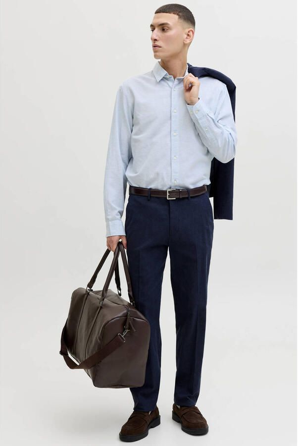 Jack & jones regular fit vrijetijdsoverhemd met kentkraag model 'BREEZE' - Foto 3