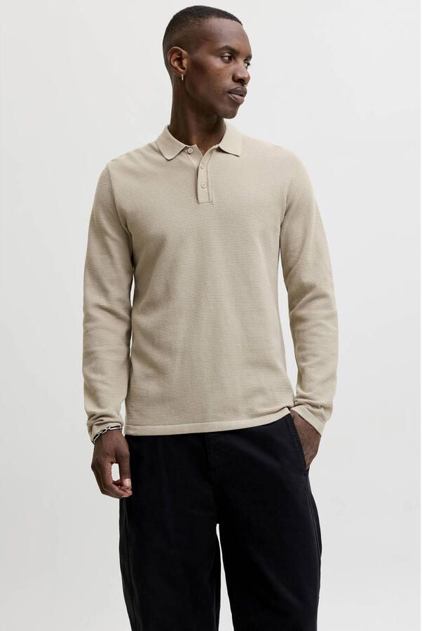 Jack & jones Slim Fit poloshirt met labeldetail model 'AUSTIN'