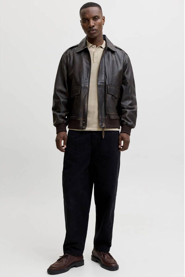 Jack & jones Slim Fit poloshirt met labeldetail model 'AUSTIN' - Foto 3