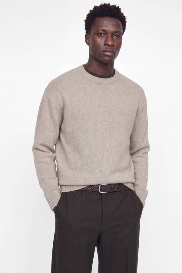 Jack & jones Gebreide pullover met ronde hals model 'SOHO OLLIE'