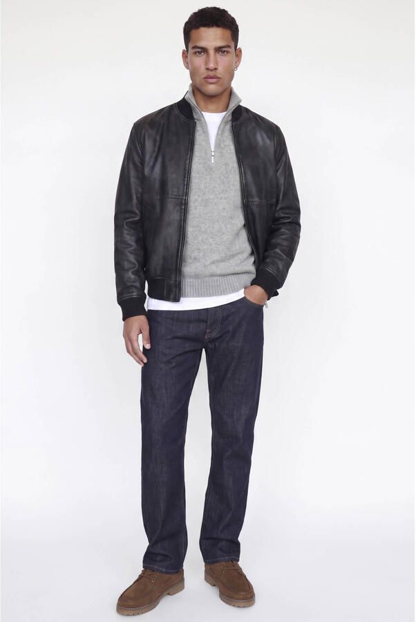 JACK & JONES ESSENTIALS regular fit gebreide trui met wol lichtgrijs - Foto 3