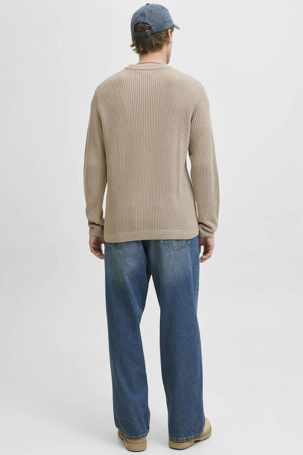 Jack & jones Gebreide pullover met ribboorden model 'DOVER' - Foto 2