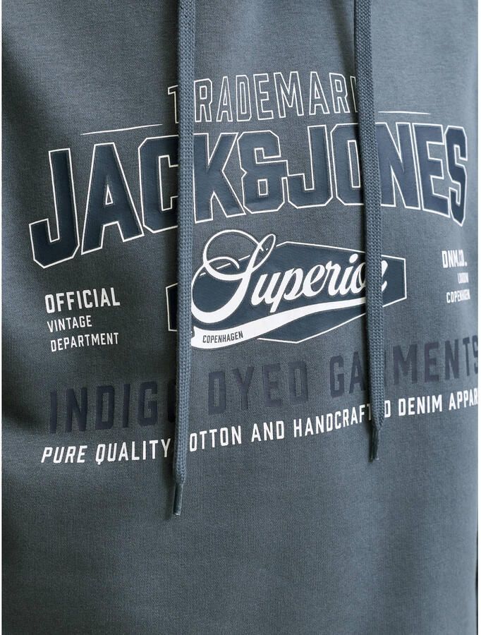 JACK & JONES ESSENTIALS regular fit hoodie met print turbulence - Foto 2