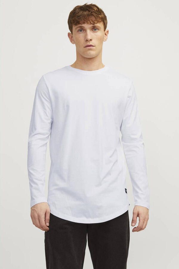 Jack & jones T-shirt met lange mouwen Jack Jones Basic o-neck White Heren - Foto 4