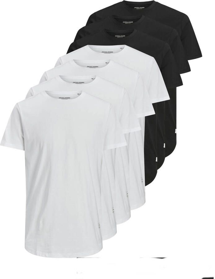 Jack & Jones Shirt met ronde hals JJENOA TEE SS CREW NECK 7PK MP NOOS (set 7-delig)