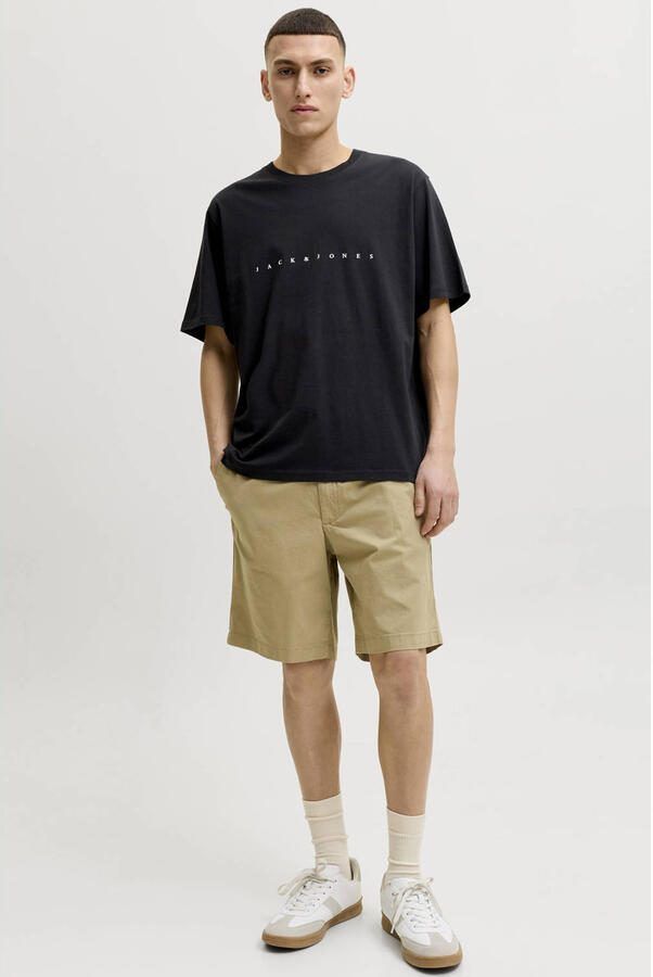 Jack & Jones Shirt met ronde hals JJESTAR met pigmentprint en katoengevoel - Foto 2