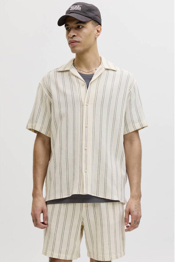 Jack & jones regular fit vrijetijdsoverhemd met structuurpatroon model 'COBA'
