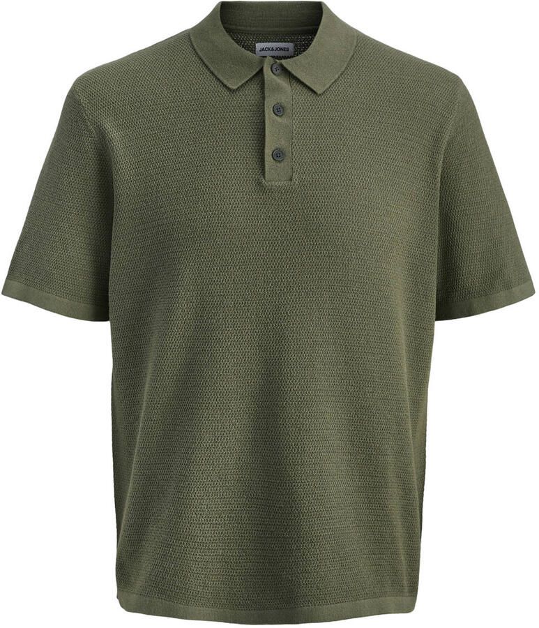 Jack & jones regular fit poloshirt met structuurpatroon model 'GEORGE'