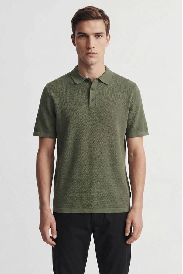 Jack & jones regular fit poloshirt met structuurpatroon model 'GEORGE' - Foto 3