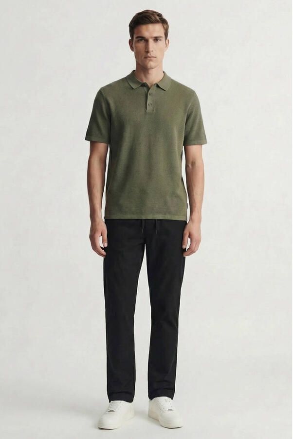 Jack & jones regular fit poloshirt met structuurpatroon model 'GEORGE' - Foto 4