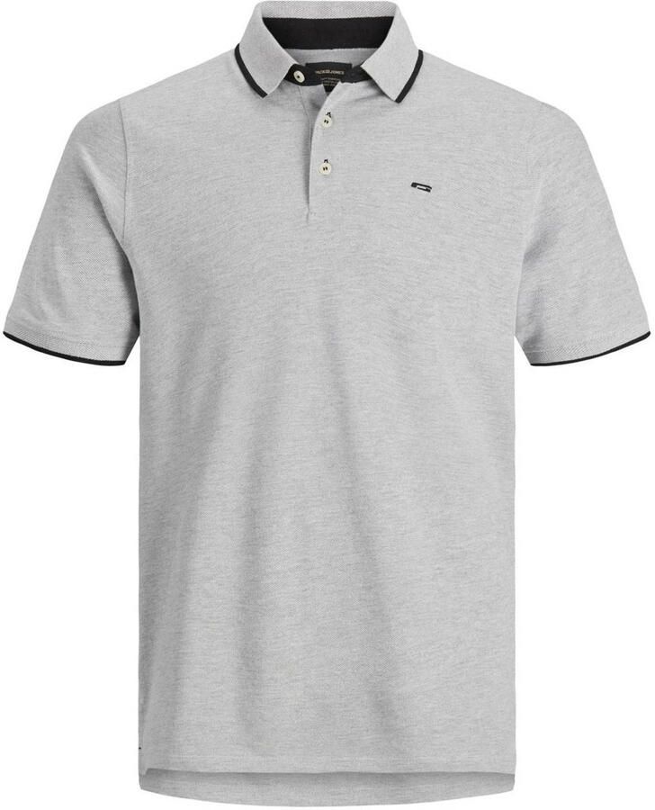 Jack & Jones Poloshirt JJEPAULOS Slim Fit sportief-elegant met borduursel en knoopsluiting (set 2-delig) - Foto 2