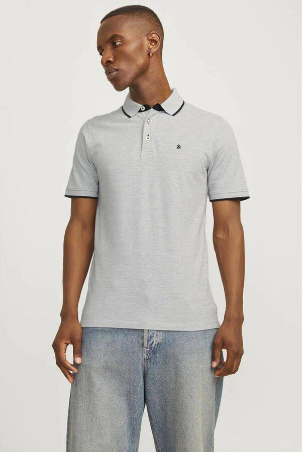Jack & Jones Poloshirt JJEPAULOS Slim Fit sportief-elegant met borduursel en knoopsluiting (set 2-delig) - Foto 2