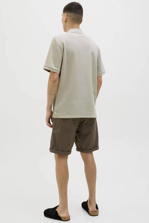 Jack & jones regular fit poloshirt met ritssluiting model 'AUSTIN'