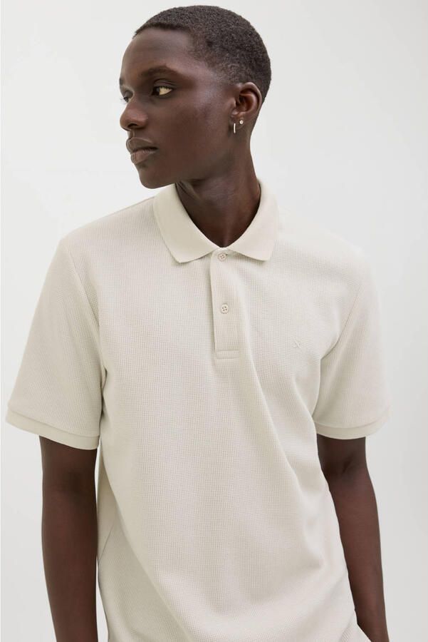 Jack & jones Poloshirt met labelstitching model 'AUSTIN'