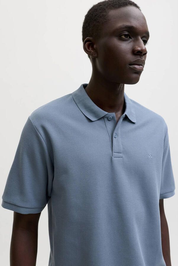 Jack & jones regular fit poloshirt met structuurpatroon model 'AUSTIN' - Foto 2
