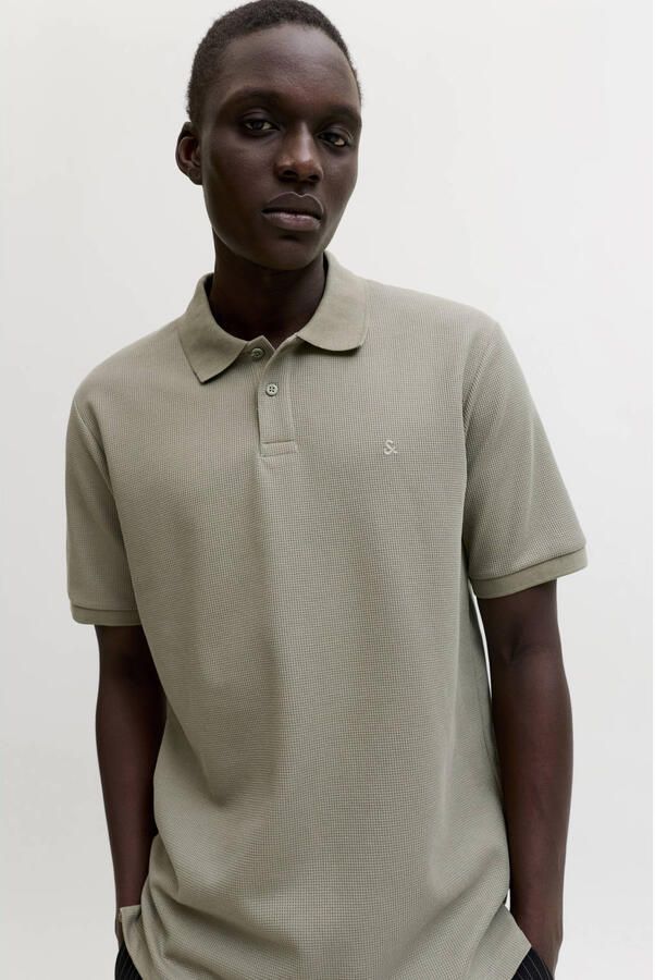 Jack & jones regular fit poloshirt met structuurpatroon model 'AUSTIN' - Foto 3