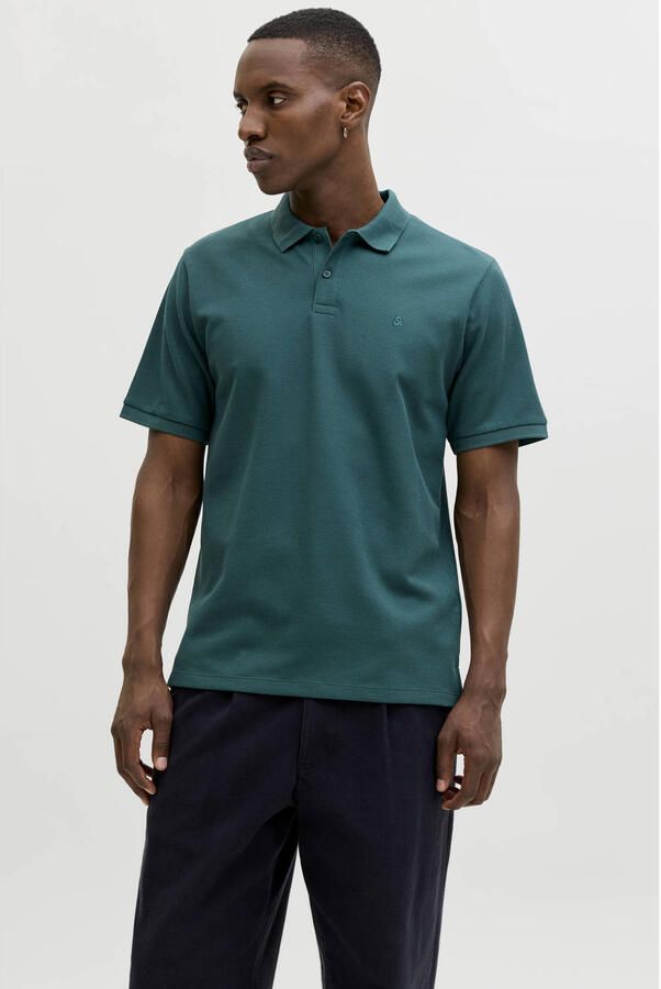 Jack & jones regular fit poloshirt met structuurpatroon model 'AUSTIN'