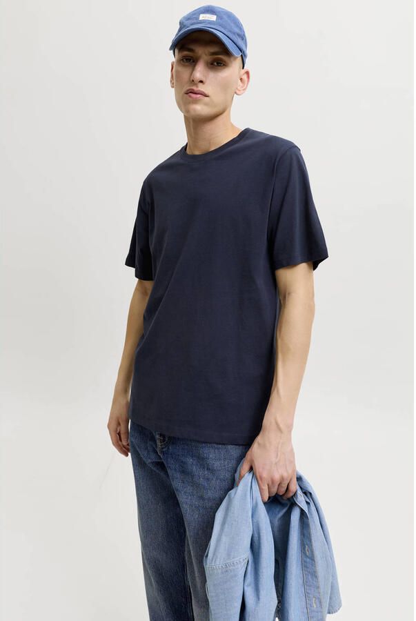Jack & Jones Shirt met ronde hals JJEORGANIC BASIC TEE SS O-NECK NOOS