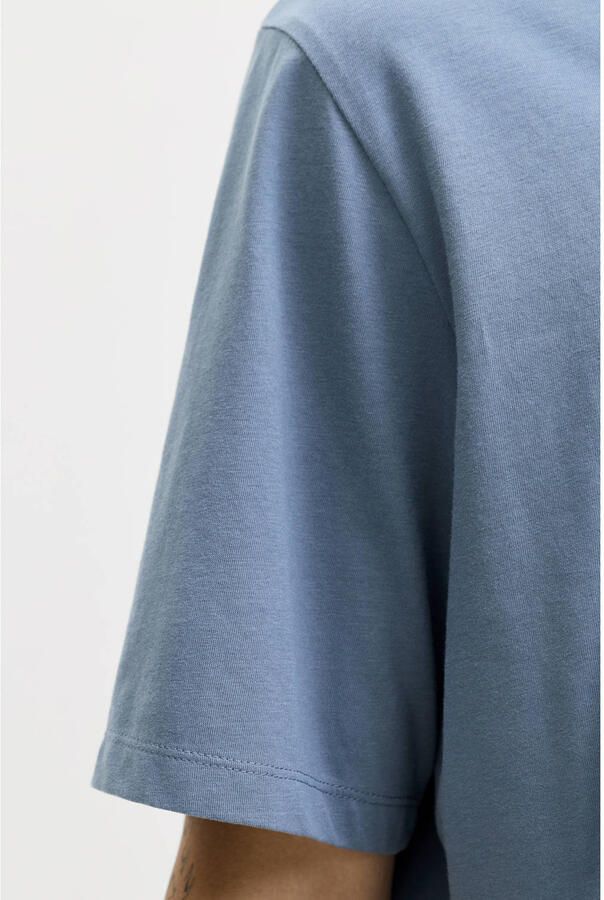 JACK & JONES ESSENTIALS regular T-shirt blauw - Foto 3