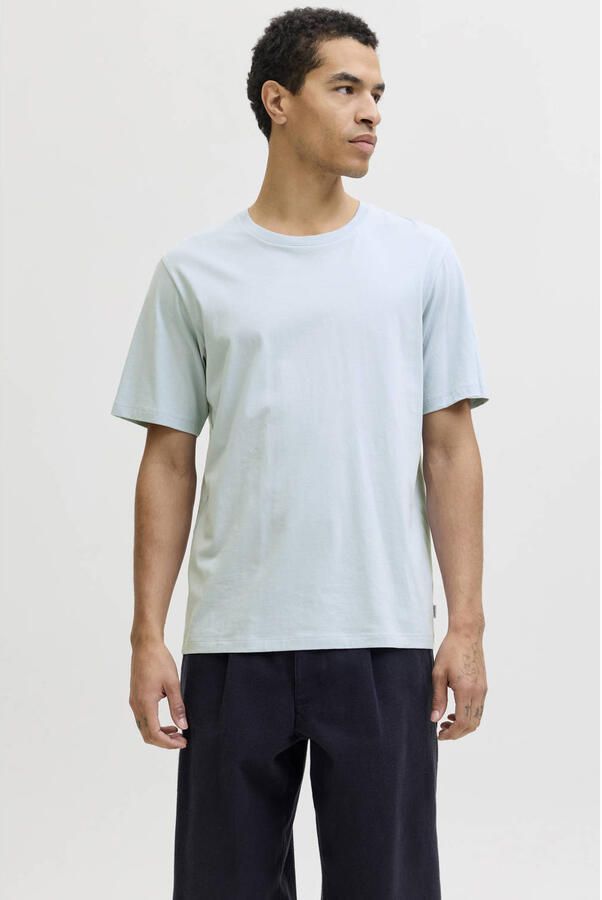 JACK & JONES ESSENTIALS regular T-shirt lichtblauw