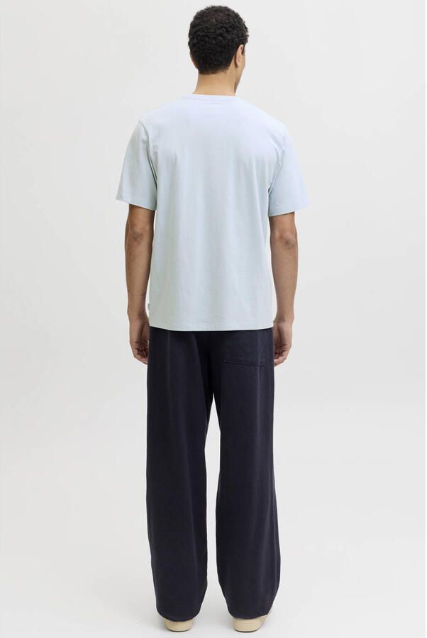 JACK & JONES ESSENTIALS regular T-shirt lichtblauw - Foto 3