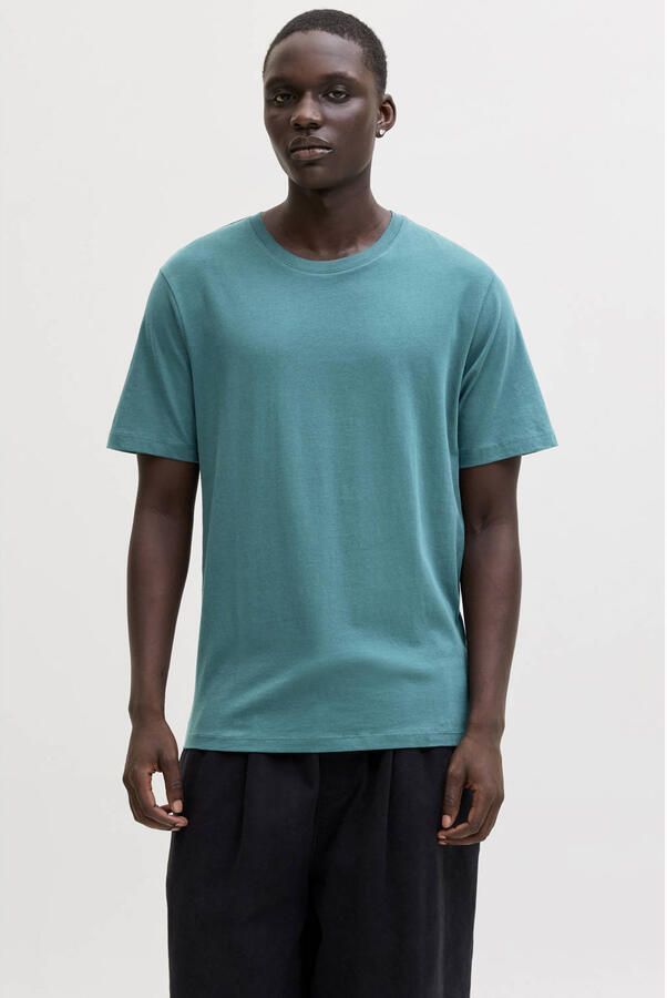 JACK & JONES ESSENTIALS regular T-shirt petrol