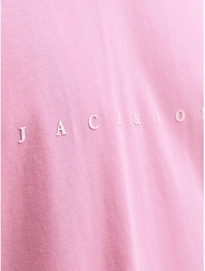 JACK & JONES ESSENTIALS regular T-shirt roze - Foto 2