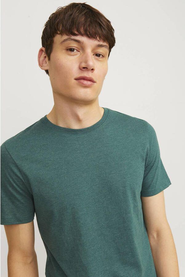 Jack & Jones Shirt met ronde hals JJEORGANIC MELANGE TEE SS O-NECK NOOS - Foto 3