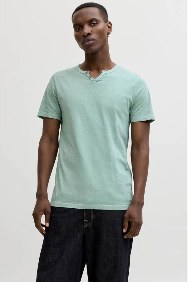 JACK & JONES ESSENTIALS regular T-shirt turquoise