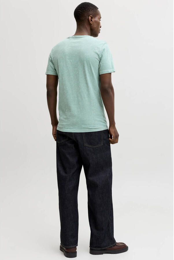 JACK & JONES ESSENTIALS regular T-shirt turquoise - Foto 3
