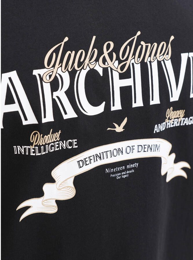 JACK & JONES ESSENTIALS regular T-shirt zwart - Foto 2