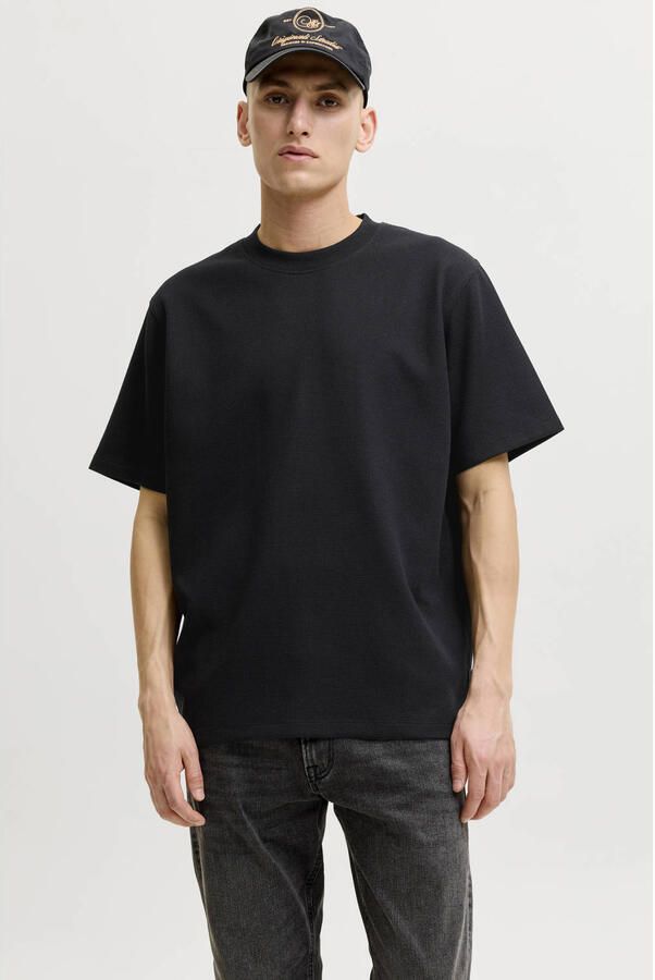 Jack & jones T-shirt met opstaande kraag model 'AUSTIN'