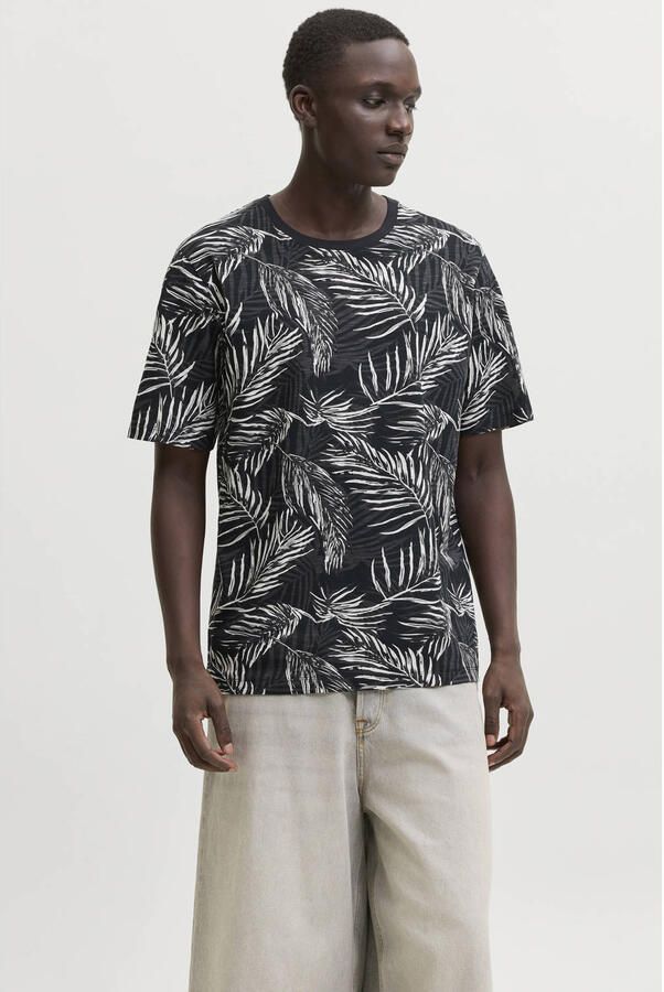 JACK & JONES ESSENTIALS regular T-shirt zwart (set van 2) - Foto 2