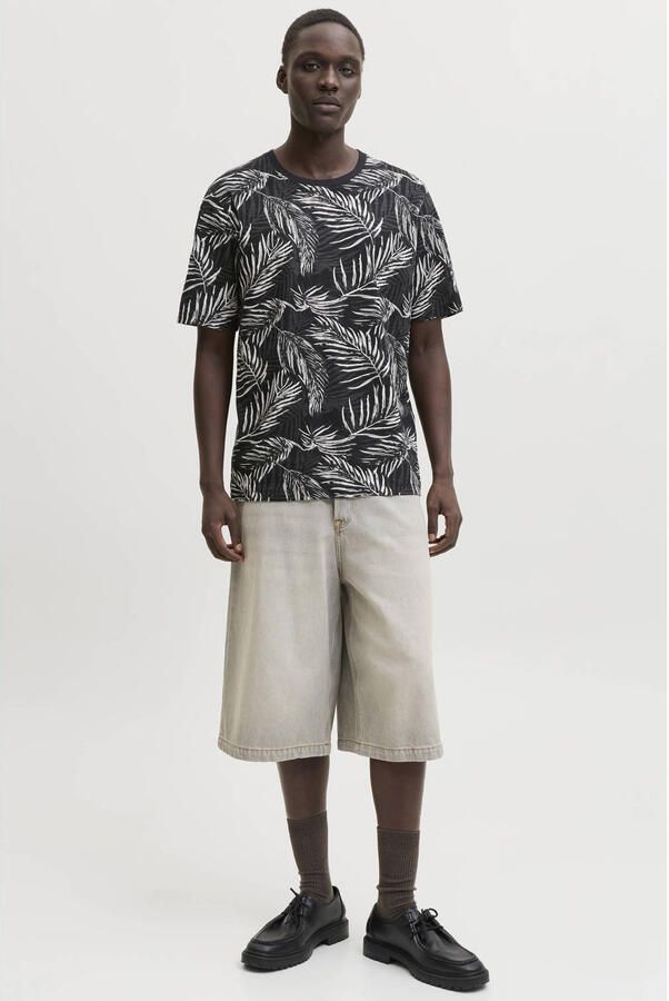 JACK & JONES ESSENTIALS regular T-shirt zwart (set van 2) - Foto 3