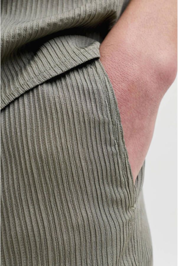 JACK & JONES ESSENTIALS relaxed casual overhemd en short groen - Foto 2
