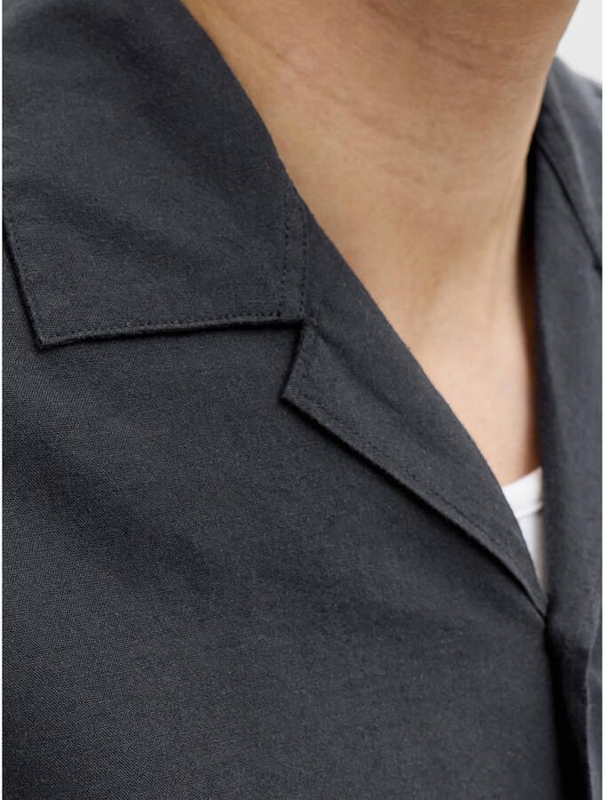 Jack & jones regular fit vrijetijdsoverhemd van mix van katoen en linnen - Foto 2