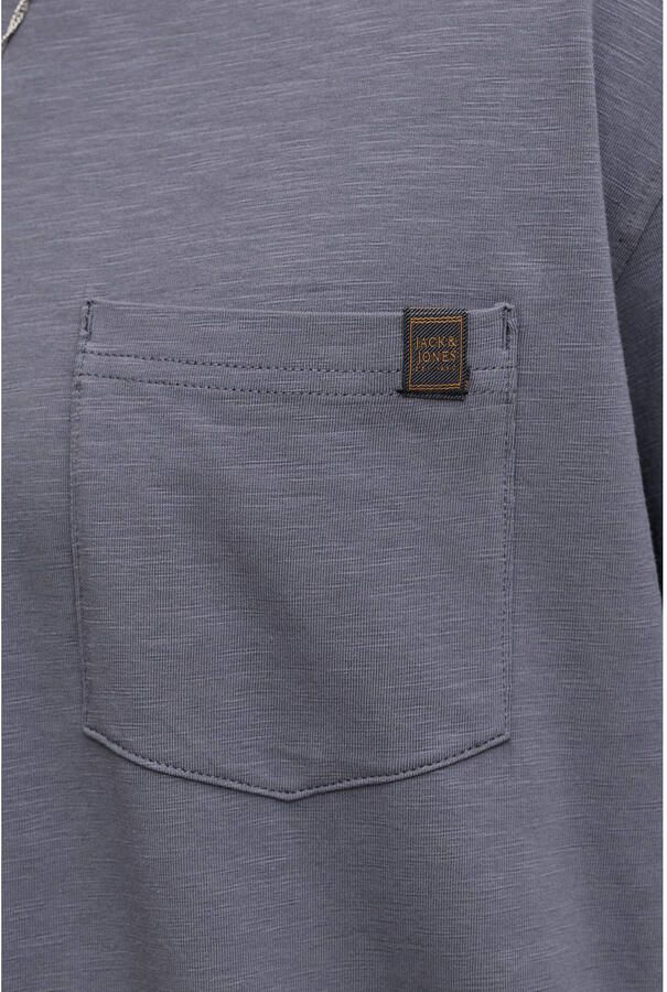 JACK & JONES ESSENTIALS relaxed fit gemêleerd T-shirt turbulence