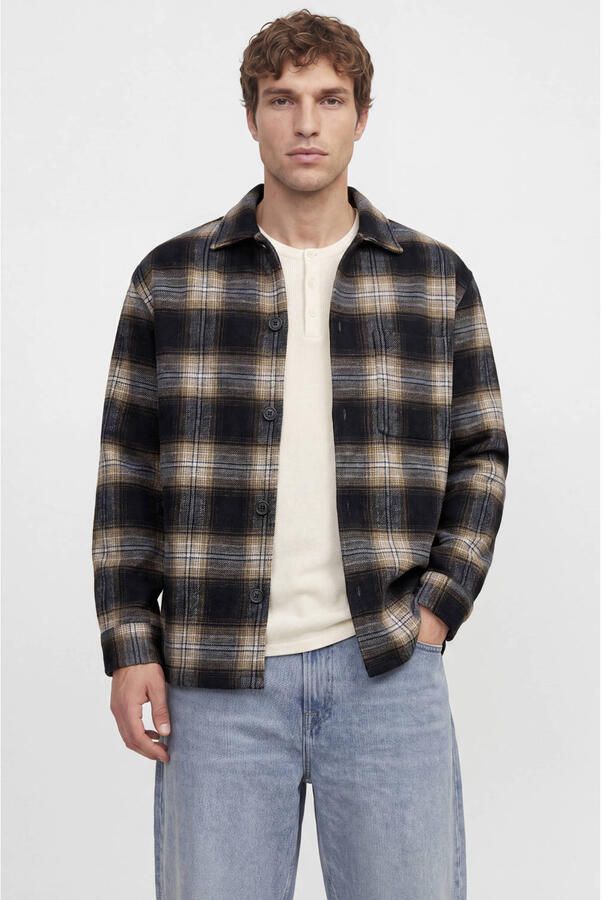Jack & jones Regular Fit overhemdjack met borstzak model 'SOHO OLLIE'