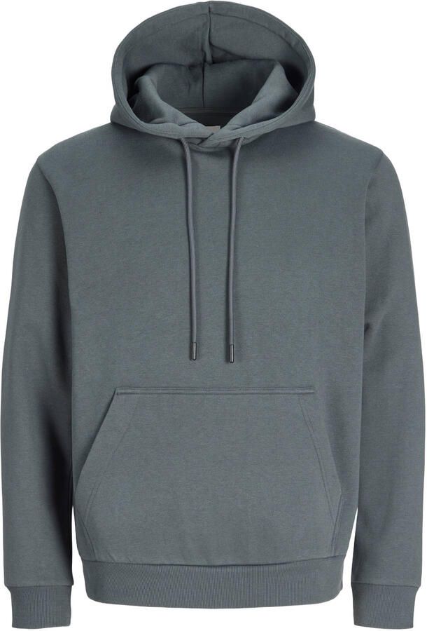 JACK & JONES ESSENTIALS relaxed fit hoodie grijsblauw