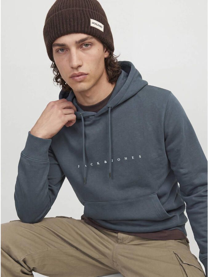 JACK & JONES ESSENTIALS relaxed fit hoodie met logo turbulence - Foto 2