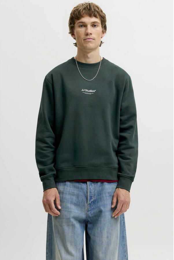 Jack & jones Regular fit sweatshirt van katoenmix model 'Soho'
