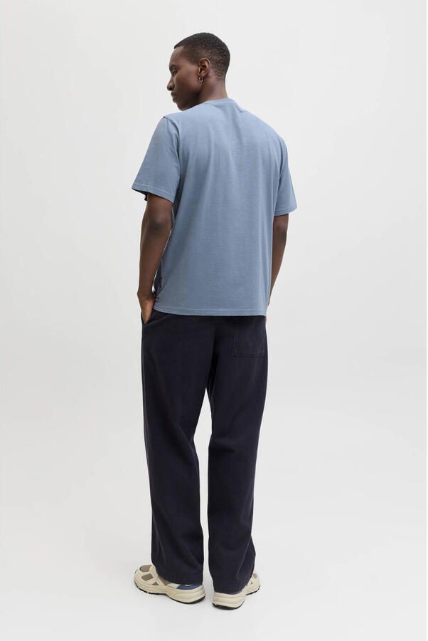 JACK & JONES ESSENTIALS relaxed T-shirt blauw - Foto 3