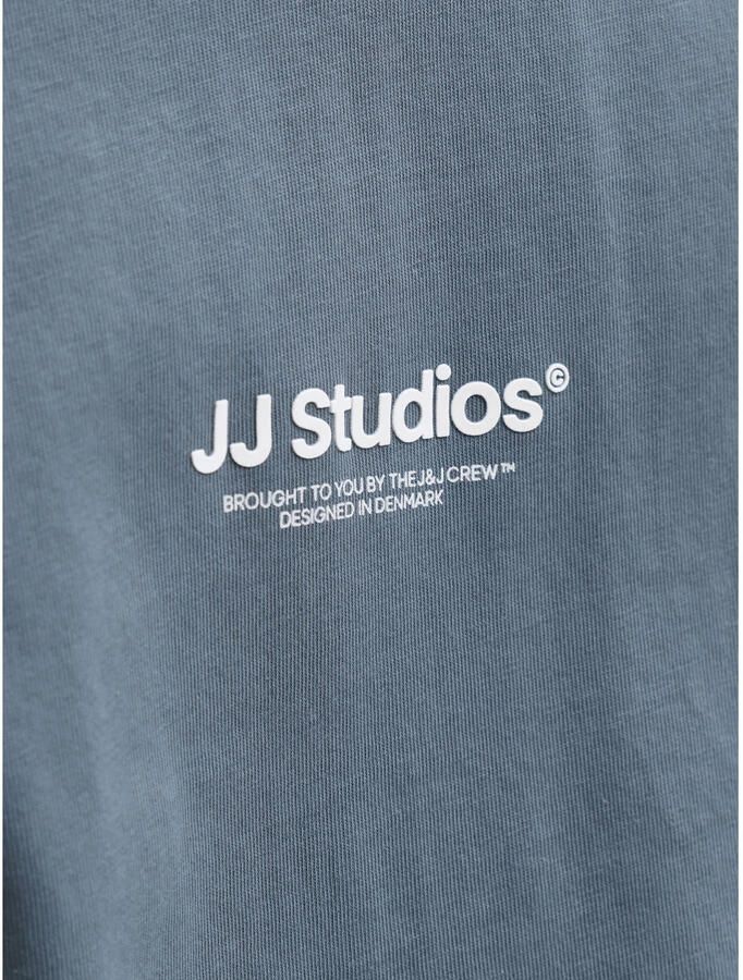 JACK & JONES ESSENTIALS relaxed T-shirt blauw - Foto 2