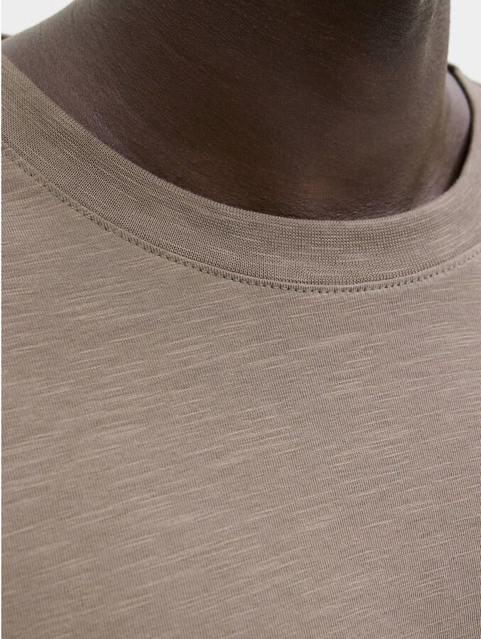 JACK & JONES ESSENTIALS relaxed T-shirt bruin - Foto 3