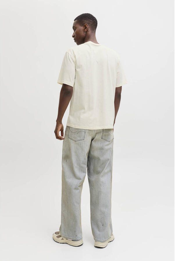 JACK & JONES ESSENTIALS relaxed T-shirt ecru - Foto 3